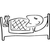 man-sleeping-in-the-bed-vector-509849